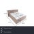 Here you get a box spring bed from the Avalon series by the manufacturer Dayco, whose gray-beige fabric upholstery adds a...