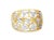 Make a bold statement with this 14K pink rose gold cocktail ring, featuring brilliant round diamonds totaling 0.8 carats....
