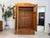 Wood Art Nouveau Mirrored Wardrobe, 1890s For Sale - Image 7 of 18