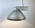 Industrial Factory Pendant Lamp with Frosted Glass Cover, 1970s For Sale - Image 10 of 17