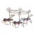 Rare Vintage Curtis Jeré Carousel Horses Metal Wall Sculpture. For Sale