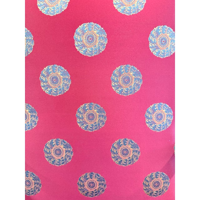 Late 20th Century Pair of Ethan Allen Red Upholstered Arm Chairs For Sale - Image 5 of 7