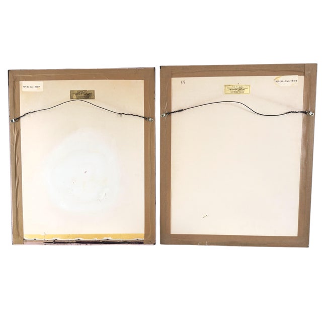 Pair of 18th Century Italian Bust Engravings (Antique Etchings) - Neoclassical Grand Tour Copperplate Prints by Casanova & Campana, Framed For Sale - Image 10 of 11