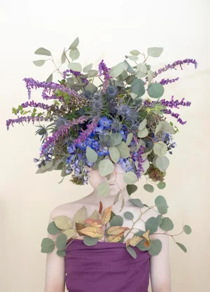 2020s "Scent of Texas 11072020" Contemporary Original Botanical Portrait Photograph by Ziesook You