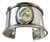1850s Sterling Silver Cuff Bracelet. For Sale