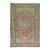 Rosy Red and Gray Antique Turkish Sivas Carpet For Sale