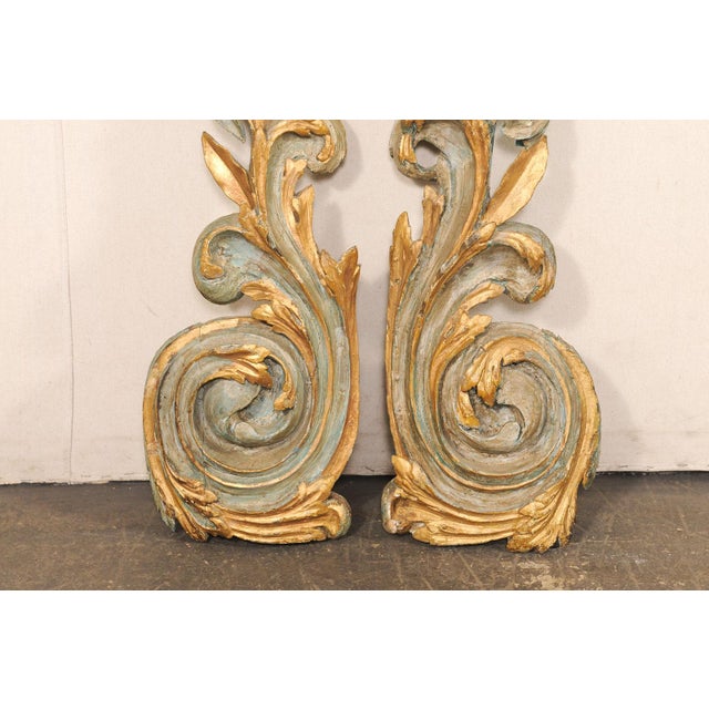 Early 19th Century Early 19th C. Italian Carved Wood Fragments For Sale - Image 5 of 10