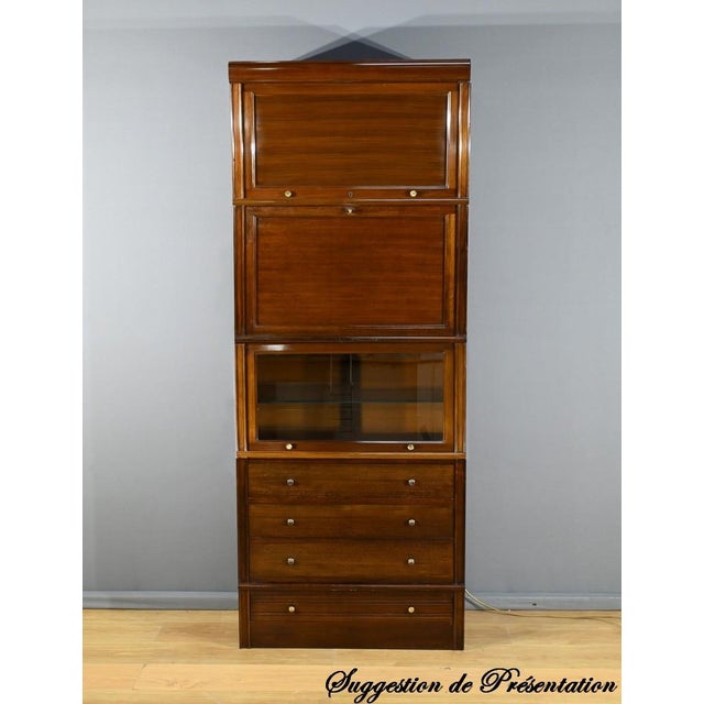 Modular Mahogany Furniture from Maison Martin Dupuis, 1970 For Sale - Image 9 of 18