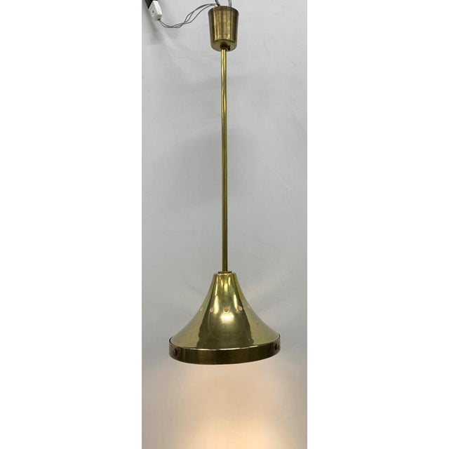 1960s Brass Pendants attributed to Stilnovo, 1960s, Set of 2 For Sale - Image 5 of 6