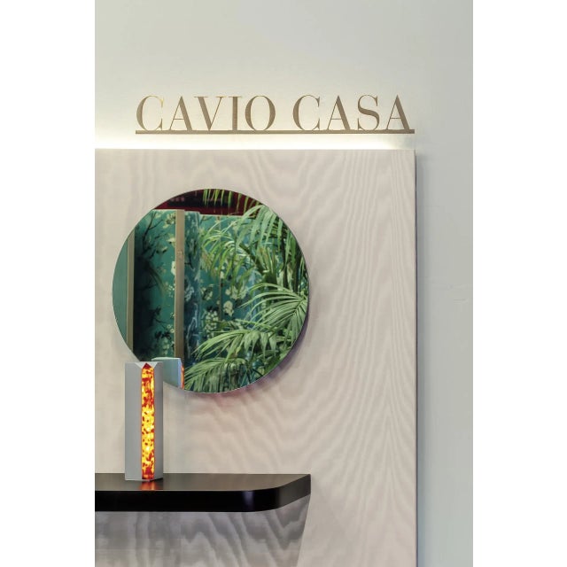 Contemporary Meta Green Mirror by Daniel Nikolovski & Danu Chirinciuc for KABINET, 2019 For Sale - Image 3 of 6