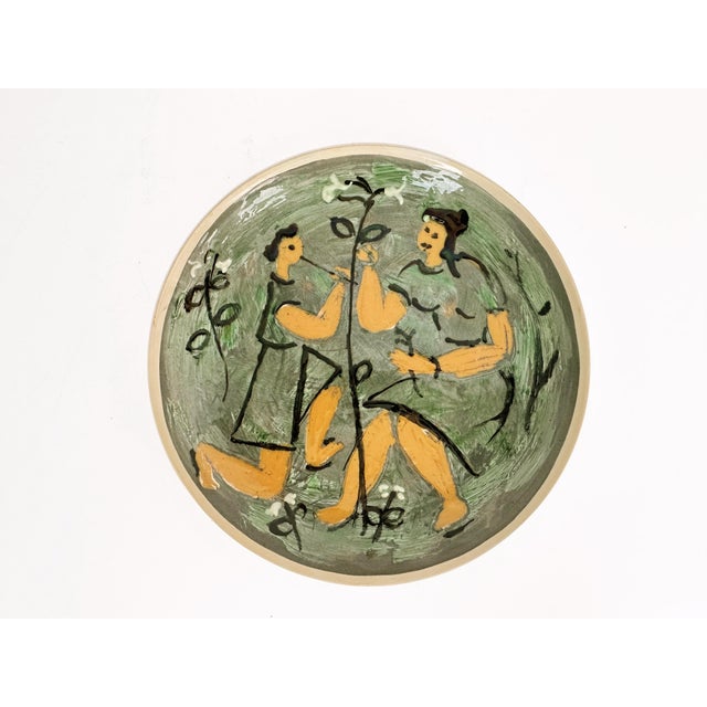 Large Expressionist Ceramic Dish by Ivy Lysdal for Kähler, Denmark, 1960s For Sale - Image 9 of 12