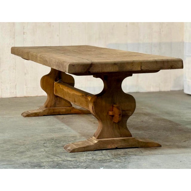 Large French Oak Dining Table, 1920 For Sale - Image 4 of 18
