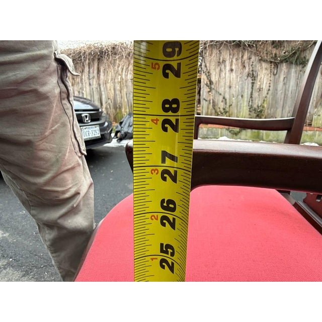 Wood Pair of Antique Hepplewhite Style Arm and Side Chairs For Sale - Image 7 of 10