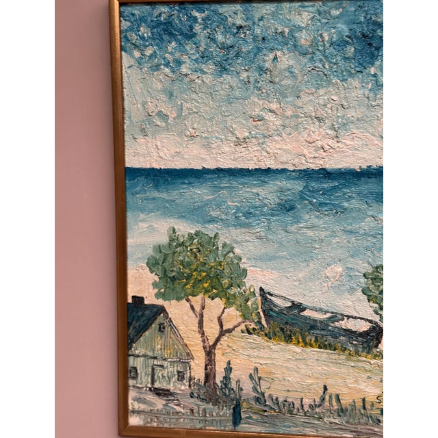Stig Allan, Landskrona, 1950s, Oil on Panel, Framed For Sale - Image 6 of 18