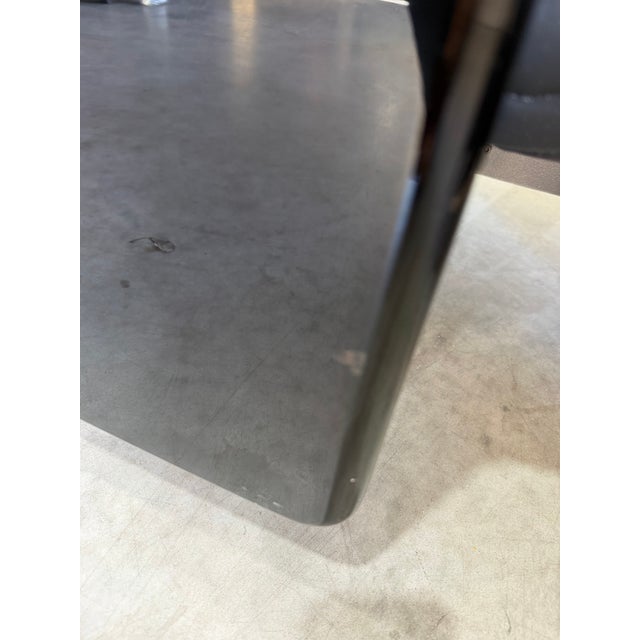 Vintage 1970’s Otto Zapf for Knoll Attrb Follow Me Black Leather Two Seat Sofa For Sale - Image 10 of 12