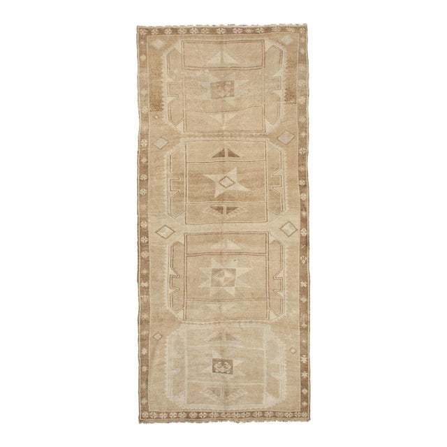 Washed Out Turkish Wool Rug - 6`4 For Sale