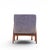 Adrian Pearsall for Craft Associates 705-Cw Mid Century Walnut Lounge Chair With Ottoman For Sale In Chicago - Image 6 of 9