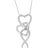 Bring elegance to your simple look with this sweet necklace, crafted from glistening sterling silver. The beautiful...