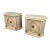 Vintage French Provincial Burlwood Nightstands by Detroit Furniture - A Pair For Sale