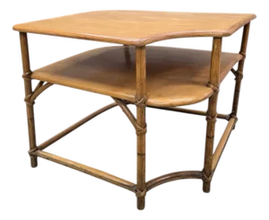Mid 20th Century MCM Coastal Corner Table by Heywood Wakefield