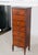 Petite French Louis XVI Parquetry Seven-Drawer Semainier With Marble Top Seven drawers—one for every day of the week. An...