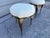 Brass 1950s Pair of Italian Chiavari Brass Ottomans For Sale - Image 8 of 12
