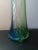 1980s Signed Adam Jablonski Sommerso Swung Art Glass Vase From Poland For Sale - Image 4 of 7