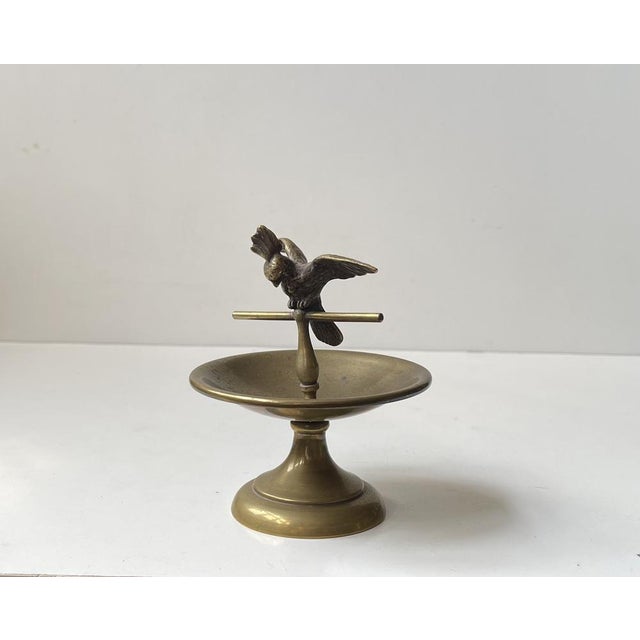 Art Deco Vienna Ring Tray with Bronze Cockatoo Parat, 1920 For Sale - Image 9 of 9