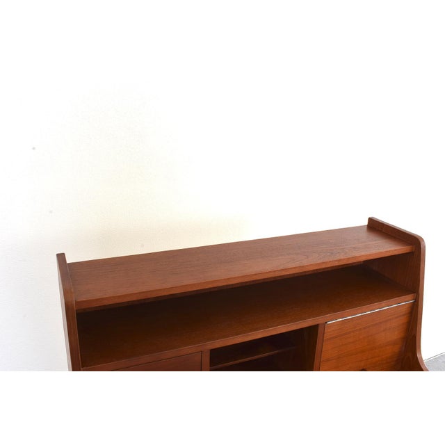 Mid-Century Danish Teak Secretary, 1960s. For Sale - Image 17 of 18