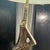 Brass Richard Barr Cast Brass Brutalist Abstract Lamp With Shade for Laurel Lighting Co. For Sale - Image 8 of 12