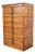 Antique Arts & Crafts Oak 31-Drawer Architect's Blueprint Flat File Cabinet by Hamilton, Circa 1900 For Sale