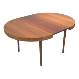 Extendable Table in Pau Ferro Wood from Factory Design, Denmark, 1960s For Sale