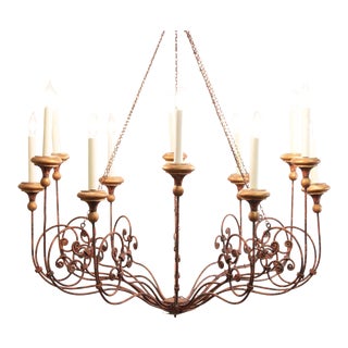Niermann Weeks 12 Light Rivoli Chandelier For Sale