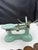 Mid 19th Century Antique Mint Green Kitchen Scale For Sale - Image 5 of 9
