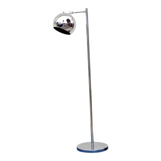 1960s Mid-Century Modern Koch and Lowy Chrome Orbital Floor Lamp For Sale