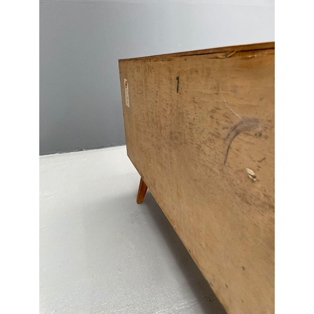 Modern Sideboard with Drop-Down Door, Czechoslovakia, 1970s For Sale - Image 4 of 13