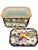 Charming vintage Chinese export porcelain lidded box featuring a colorful European fox hunting scene with a horseback...