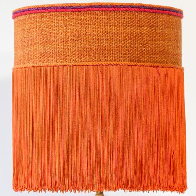 Red Volcanic Ceramic Table Lamp by R. Houben, 1970 For Sale - Image 3 of 9