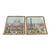Set of 2 Vintage French Tapestries – Eiffel Tower & Notre Dame Scenes For Sale
