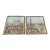 Vintage French Paris Landmark Tapestries, Eiffel Tower & Notre Dame Wall Hangings - Set of 2 For Sale