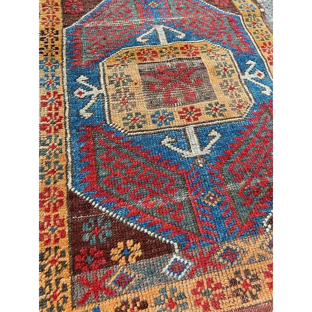 Antique Turkish Yastik Rug, 1890s For Sale - Image 16 of 18