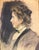 Heinrich Pforr, Kirmestanz – Study, Profile Portrait of a Young Woman, Charcoal For Sale - Image 13 of 13