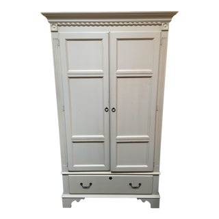 Ethan Allen Ivory Armoire For Sale