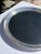 Mid-Century Modern Vintage Silver Plate Tray With Black Resin Center For Sale - Image 3 of 9
