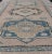 Traditional Vintage Turkish Oushak Rug With Soft Beige and Blue Medallion Patterns 4'9 X 7'6 For Sale - Image 3 of 10