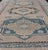 Traditional Vintage Turkish Oushak Rug With Soft Beige and Blue Medallion Patterns For Sale - Image 3 of 10