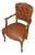 Baroque Chippendale Chair in Skai and Faux Leather, 1960s For Sale