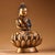Vintage Gilt Bronze Shakyamuni Buddha Statue on Lotus Base - Asian Sculpture For Sale In Los Angeles - Image 6 of 9