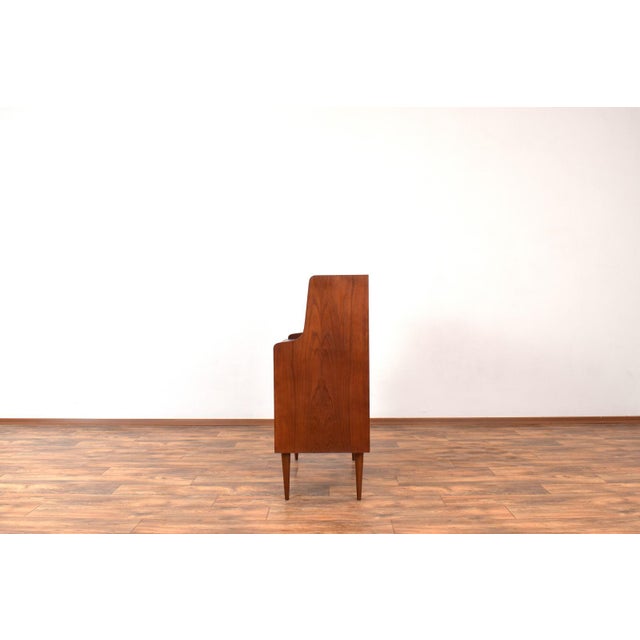 Mid-Century Danish Teak Secretary, 1960s For Sale - Image 9 of 18