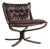Vintage Falcon Chair in Dark Brown Leather and Plywood by Sigurd Ressell for Vatne Møbler, 1970s For Sale